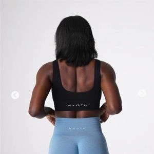 NVGTN Black Elevate Seamless Bra - Medium